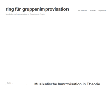 Tablet Screenshot of impro-ring.de